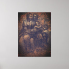 Leonardo da Vinci Burlington-Karton Anna Selbdritt キャンバスプリント