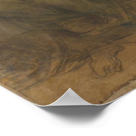 Leonardo da Vinci Fine Art Poster ポスター (角)