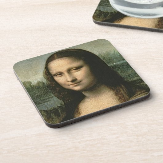 Leonardo da Vinci | Mona Lisa, c.1503-6 コースター (左側)