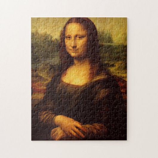 Leonardo Da Vinci Mona Lisa Fine Art Painting ジグソーパズル (縦)