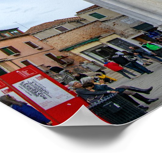 Leonardo da Vinci Museum Venice Italy ポスター (角)