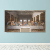 Leonardo da Vinci – The Last Supper キャンバスプリント (インサイチュ (ウッドフロア))