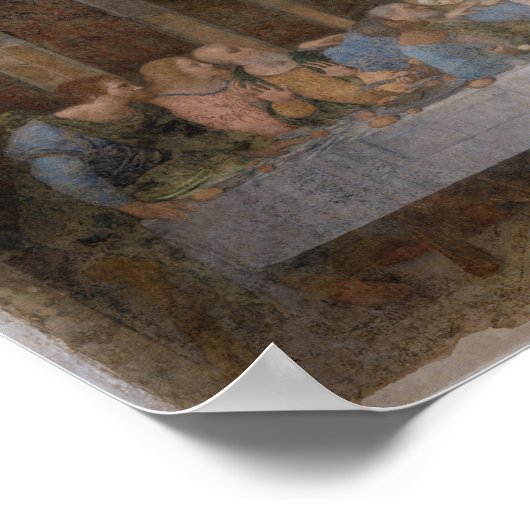Leonardo da Vinci The Last Supper Poster ポスター (角)