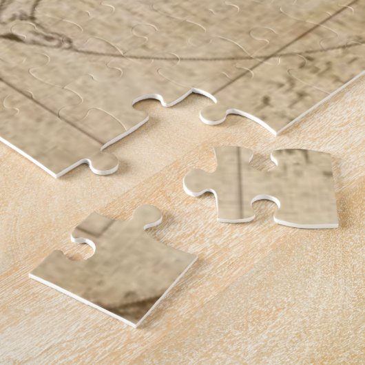 Leonardo Da Vinci The Vitruvian Man ジグソーパズル (側面)