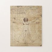 Leonardo Da Vinci The Vitruvian Man ジグソーパズル (縦)