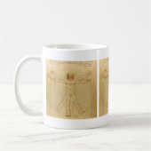 Leonardo da Vinci , Vitruvian Man コーヒーマグカップ (左)