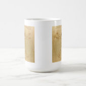 Leonardo da Vinci , Vitruvian Man コーヒーマグカップ (中央)