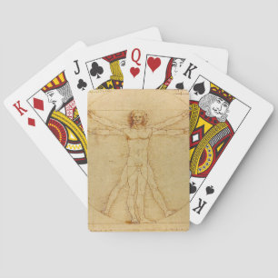 Leonardo da Vinci , Vitruvian Man トランプ