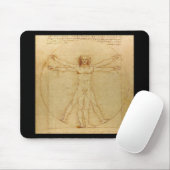 Leonardo da Vinci , Vitruvian Man マウスパッド (マウス)