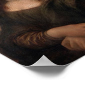 Leonardo da Vinci's Portrait of Mona Lisa ポスター (角)