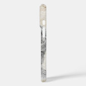 Leonardo DaVinci Sketch Leda Parchment Elegant Art Case-Mate iPhoneケース (裏面 / 左)