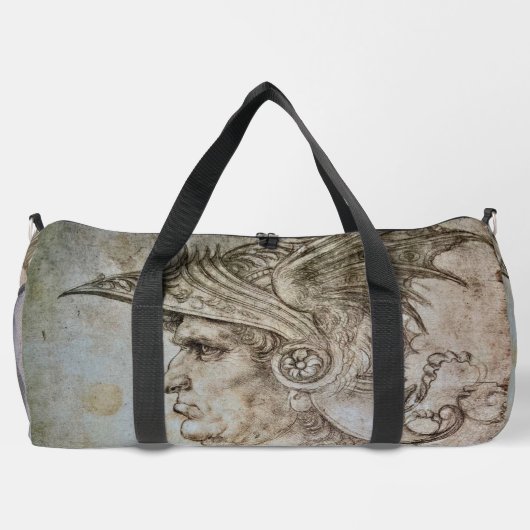 Leonardo’s Helmeted Warrior  ダッフルバッグ (裏面)