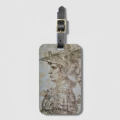 Leonardo’s Helmeted Warrior ラゲッジタグ (正面縦)