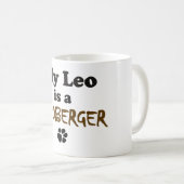 Leonbergerのおもしろいなマグ コーヒーマグカップ (正面右)