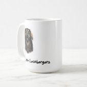 LeonbergerのコーヒーMg コーヒーマグカップ (正面左)