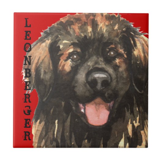 Leonbergerカラーブロック タイル (正面)