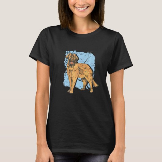 Leonberger Dog Breed Premium Tシャツ (正面)