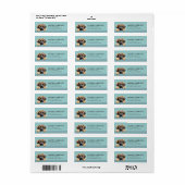 Leonberger Dog Return Address Labels ラベル (フルシート)