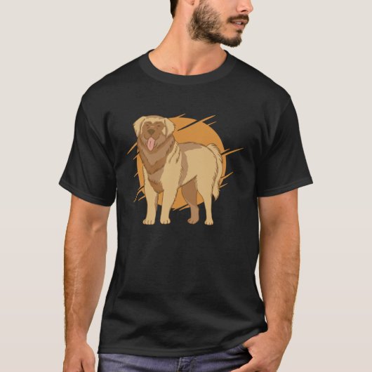 Leonberger dog tシャツ (正面)