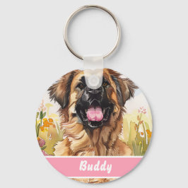 Leonberger Dog Tag – Custom Info キーホルダー