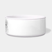 Leonberger Minimalist Line Art personalized bowl ボウル (右)