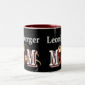 Leonberger MOMギフト ツートーンマグカップ (中央)