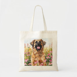 Leonberger Watercolor Tote Bag トートバッグ