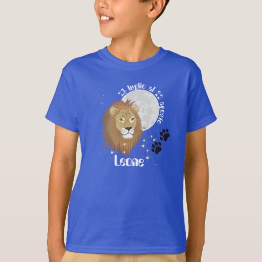 Leone 23 luglio al 22 agosto tシャツ (正面)