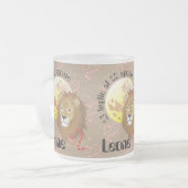 Leone 23 luglio al 22 agosto Tazze フロストグラスマグカップ (正面左)