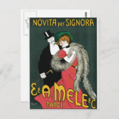 Leonetto CappielloによるNovita per Signora ポストカード (正面/裏面)