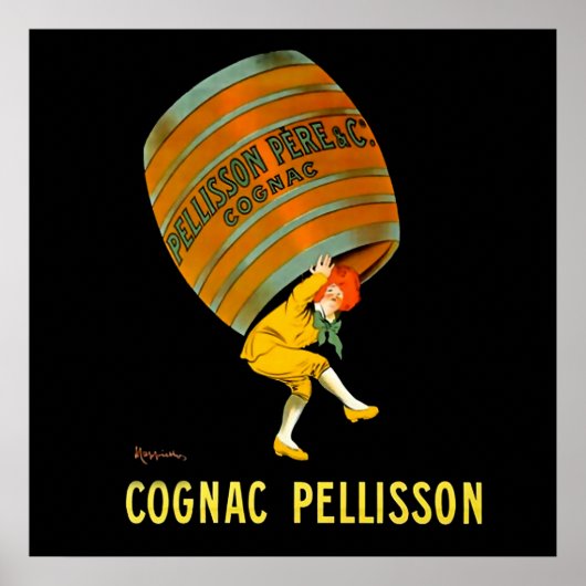 Leonetto Cappiello コニャック ペリソン 広告 ポスター (正面)