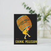 Leonetto Cappiello コニャック ペリソン 広告 ポストカード (スタンド正面)