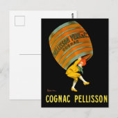 Leonetto Cappiello コニャック ペリソン 広告 ポストカード (正面/裏面)