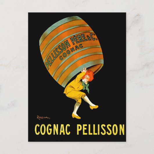 Leonetto Cappiello コニャック ペリソン 広告 ポストカード (正面)