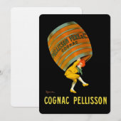 Leonetto Cappiello コニャック ペリソン 広告 招待状 (正面/裏面)