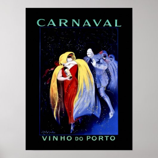 Leonetto Cappiello Art Deco Poster "Carnaval" ポスター (正面)