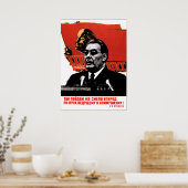 Leonid Ilyich Brezhnev - USSRの総書記 ポスター (キッチン)