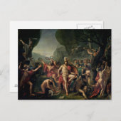 Leonidas at Thermopylae, 480 BC, 1814 ポストカード (正面/裏面)