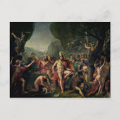 Leonidas at Thermopylae, 480 BC, 1814 ポストカード (正面)