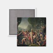 Leonidas at Thermopylae, 480 BC, 1814 マグネット (正面/裏面)