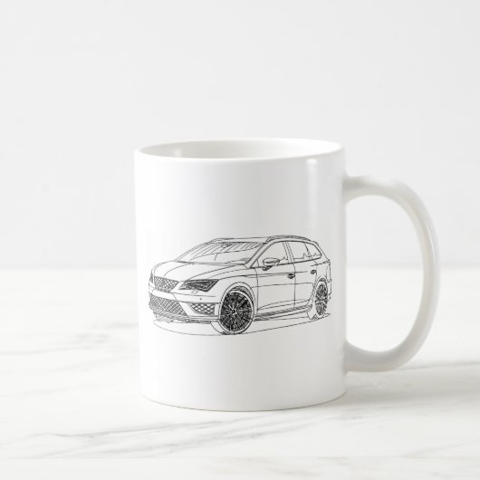 LeonST Cupra 2015年をつけて下さい コーヒーマグカップ (右)