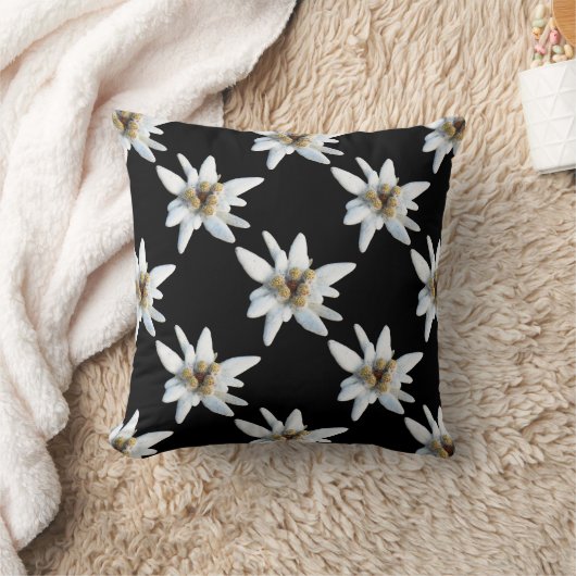 Leontopodiumのedelweiss クッション (ブランケット)