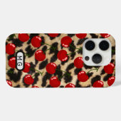 LEOPARDとさくらんぼアニマルプリント Case-Mate iPhoneケース (裏面 (横))