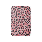 Leopardのスキン:ヴィンテージのシームレスなテクスチャ バスマット (正面縦)