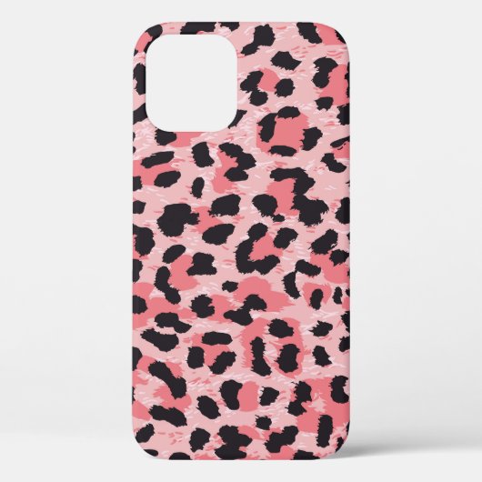 Leopardのスキン:ヴィンテージのシームレスなテクスチャ Case-Mate iPhoneケース (裏面)