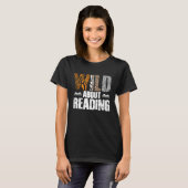 Leopardの本読読に読夢中 Tシャツ (正面フル)