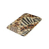 Leopardアニマルプリントシームレスパターン バスマット (アングル)