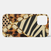 Leopardアニマルプリントシームレスパターン Case-Mate iPhoneケース (裏面 (横))