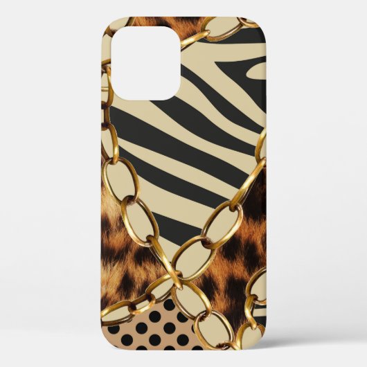 Leopardアニマルプリントシームレスパターン Case-Mate iPhoneケース (裏面)
