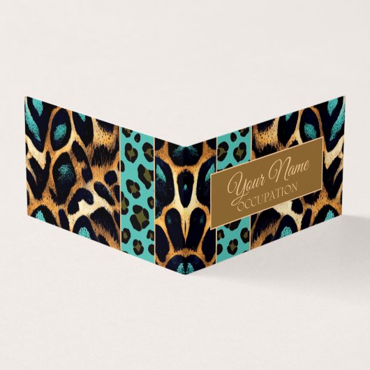 LEOPARDアニマルプリント – 名刺 (外部)